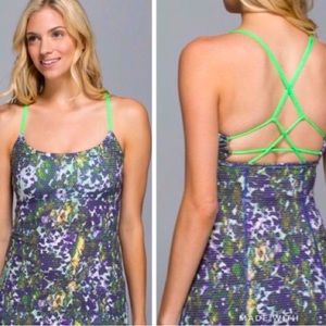 Lululemon Dancing Warrior Tank Floral Sport Size 4